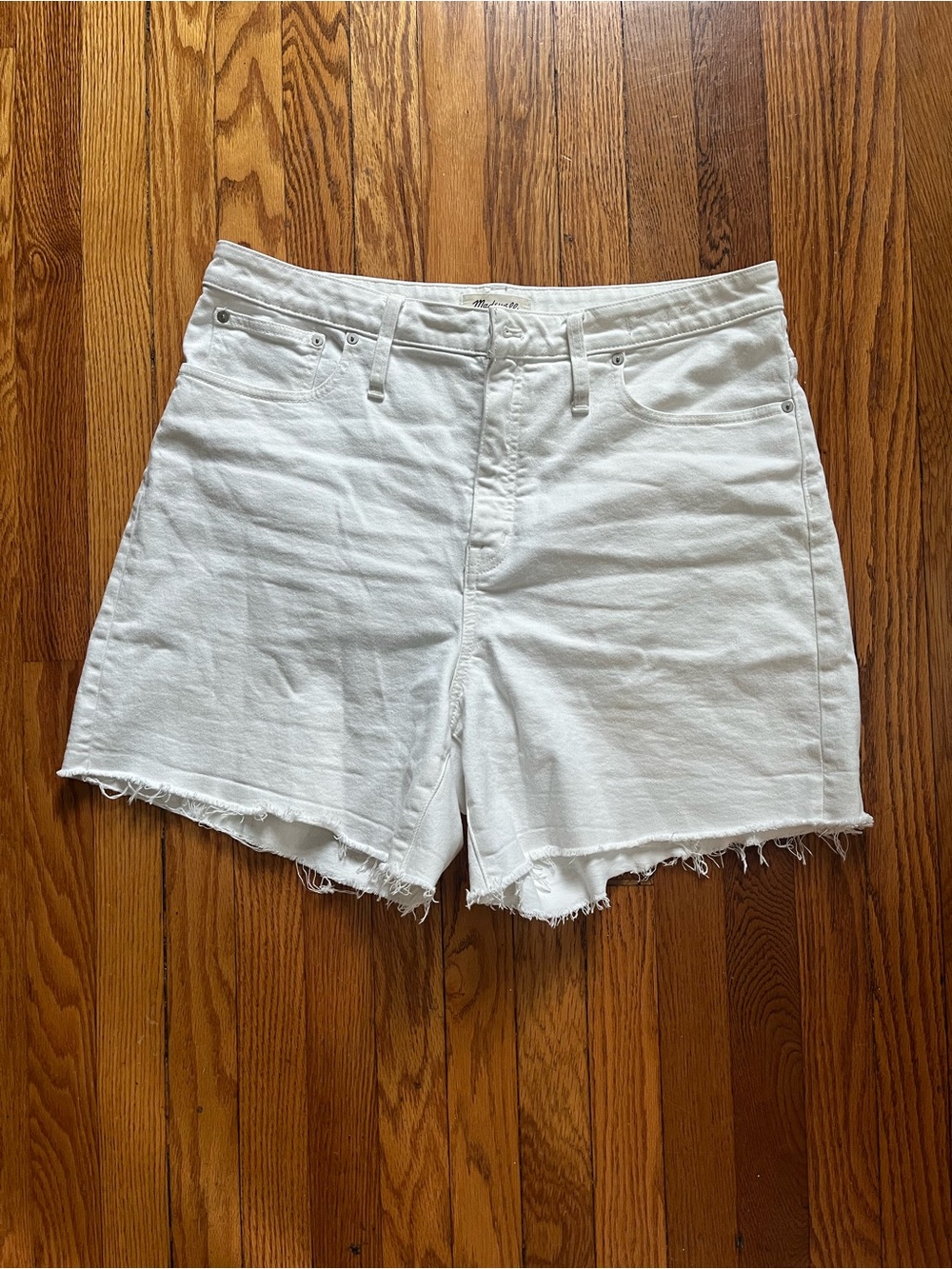 Madewell Curvy High-Rise Denim Shorts